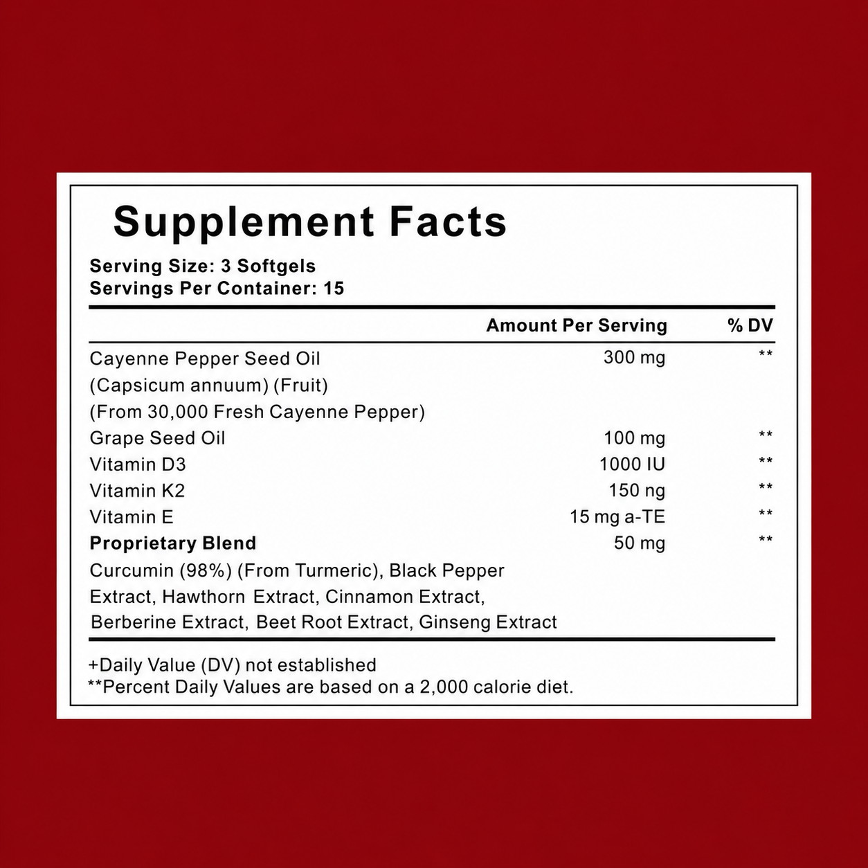 Support Vascular Function with GetJacked Cayenne Softgels