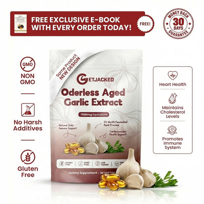 Aged garlic softgels + Cayenne pepper softgels+ bundle