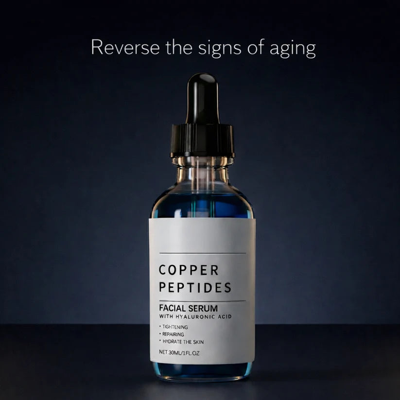 GHK-Cu and Hyaluronic Acid Anti-Aging Facial Serum
