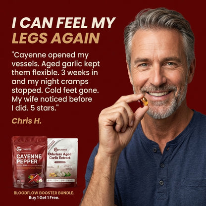 Aged garlic softgels + Cayenne pepper softgels+ bundle